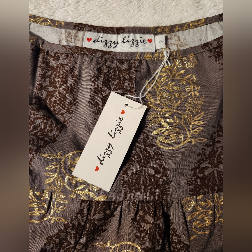 NWT VINTAGE Dizzy Lizzie Skirt, Size 2 - Picture 2 of 7